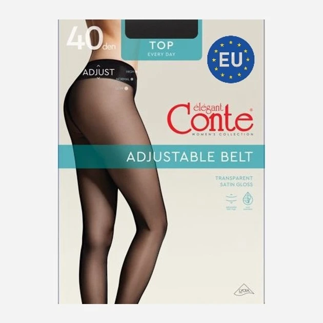 Колготки жіночі Top 40 den (EU), р.2, Nero Conte Elegant