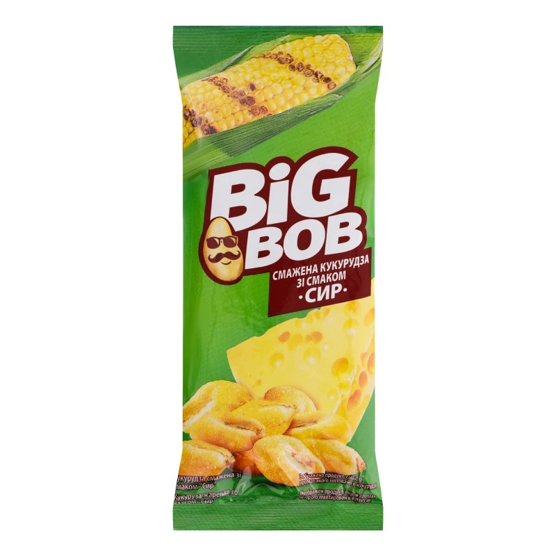 Кукурудза смажена зі смаком Сир Big Bob, 60 г