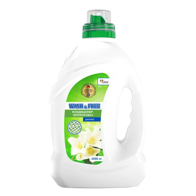 Пом&#039;якшувач тканин концентрований Жасмин Wash&amp;Free, 2л