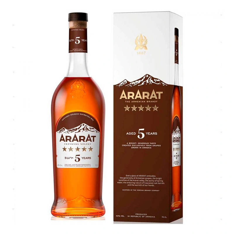 Бренді 5 зірок вірменський Ararat, 0.7 л