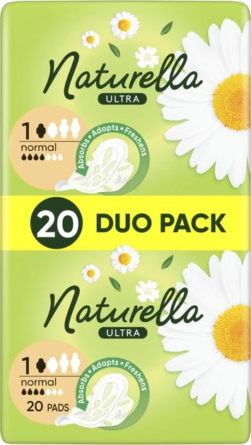 Прокладки гігієнічні Ultra Normal Naturella, 20 шт/уп.