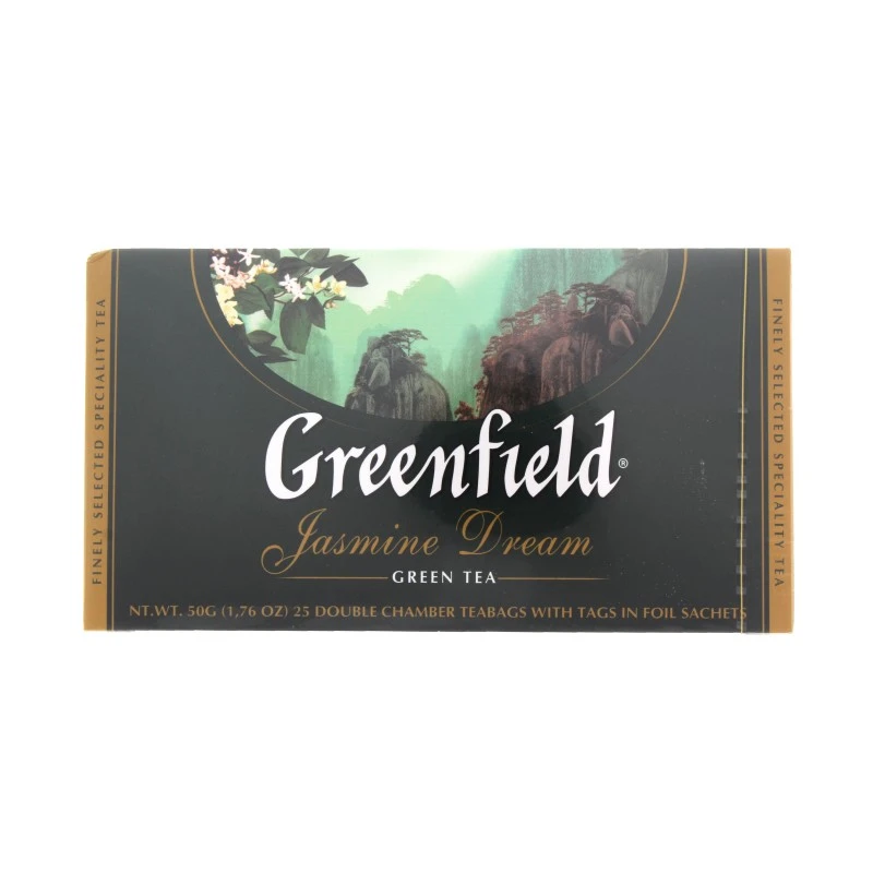 Чай пакетований зелений Jasmin Dream Greenfield, 25 шт/уп.