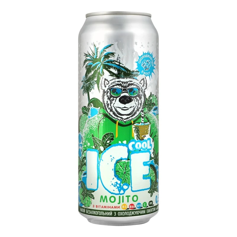 Напій із охолоджуючим ефектом Мохіто ж/б Ice Cool, 0.5 л