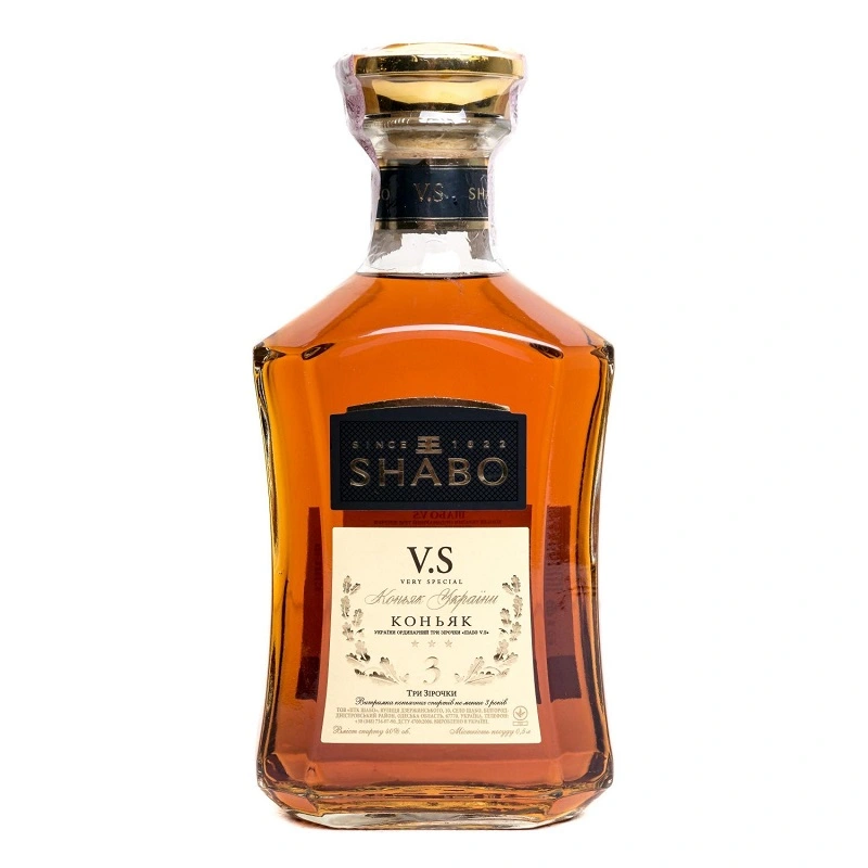 Коньяк 3 зірки VS Shabo, 0.5 л
