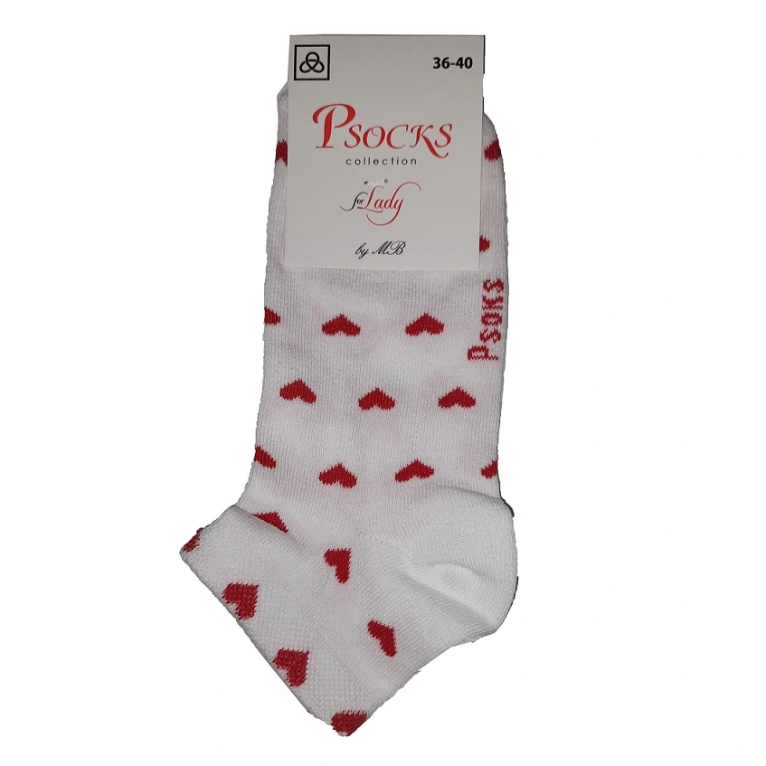 Шкарпетки жіночі візерунок серця р. 36-40 Premier Socks