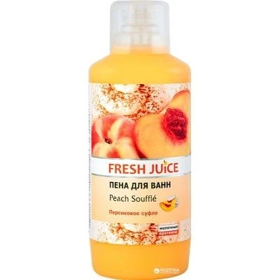 Піна для ванн Peach souffle Fresh Juice, 1000 мл