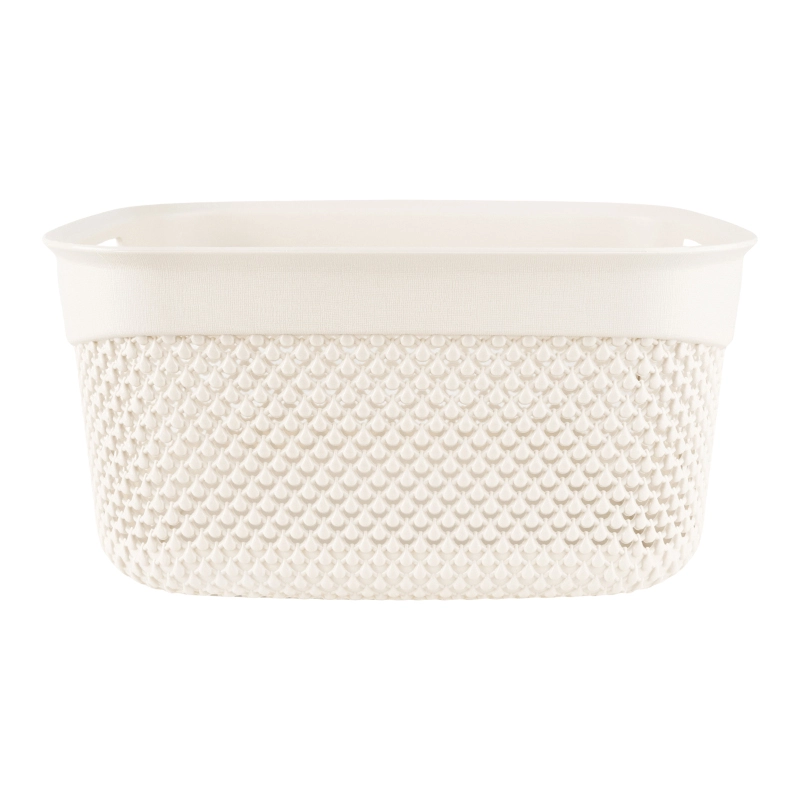 Корзина прямокутна крем 6.6 л Drop Ucsan Plastik, 1 шт