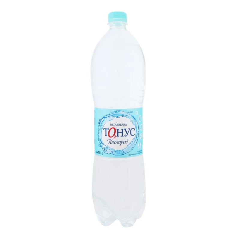 Вода негазована Тонус Кисень Куяльник, 1,5 л