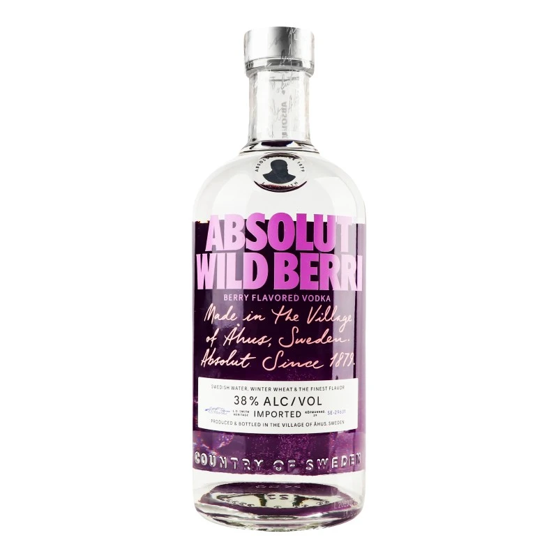Горілка особлива Wild Berri Absolut, 0.7 л