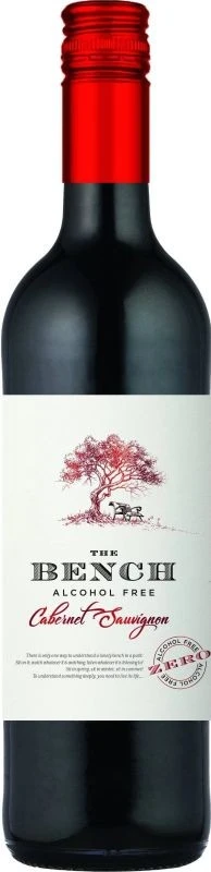 Вино безалкогольне червоне напівсолодке Cabernet Sauvignon The Bench, 0.75 л