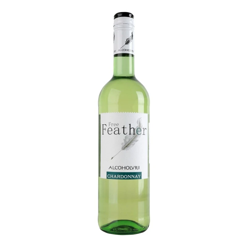 Напій безалкогольний білий напівсолодкий Chardonnay Alcoholfree Free Feathe, 0.75 л