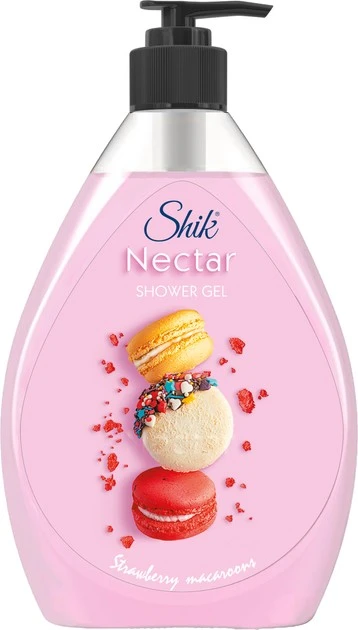 Гель для душу Strawberry macaroons Nectar, Shik, 0,9 мл