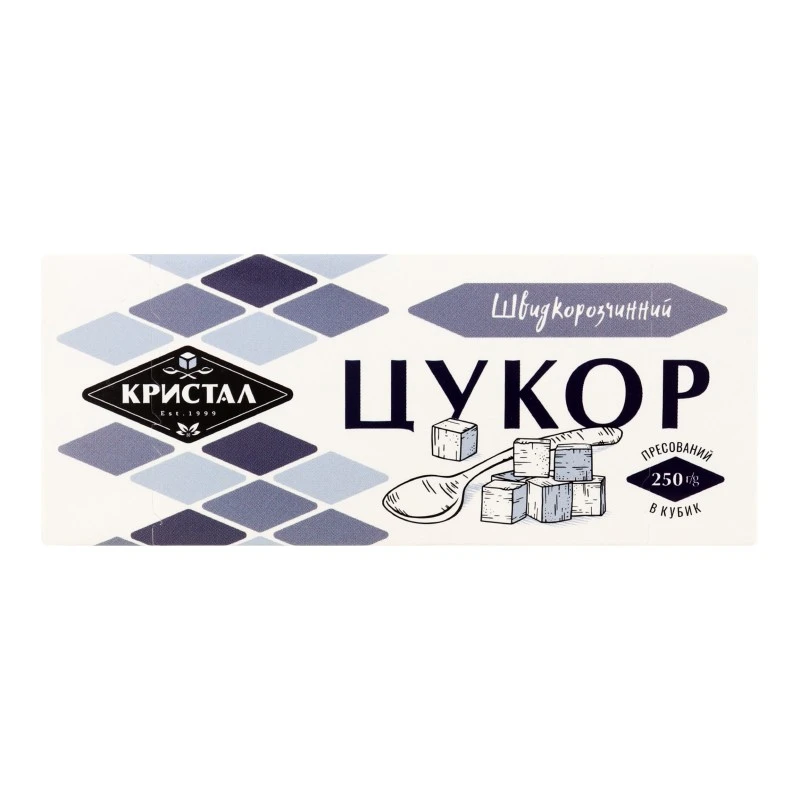 Цукор-рафінад Кристал, 250 г
