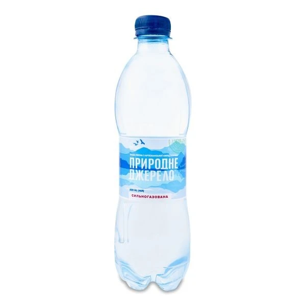 Вода газована Природне Джерело, 0.5 л