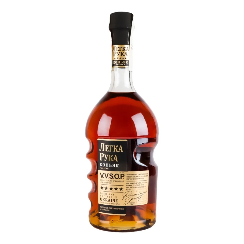 Коньяк 5 зірок Легка Рука, 0.5 л