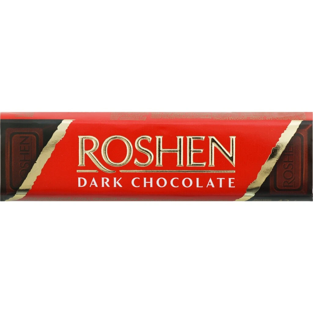 Шоколадний батончик з шоколадною начинкою Roshen, 43 г