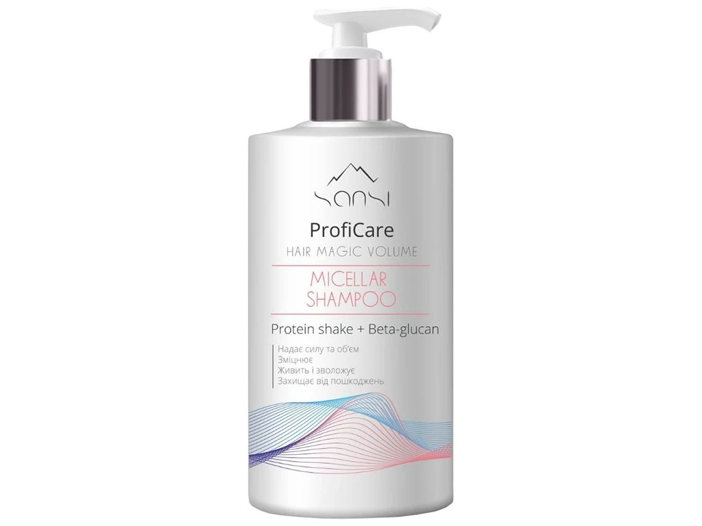 Шампунь для волосся міцелярний Hair magic volume ProfiCare Sansi 900г