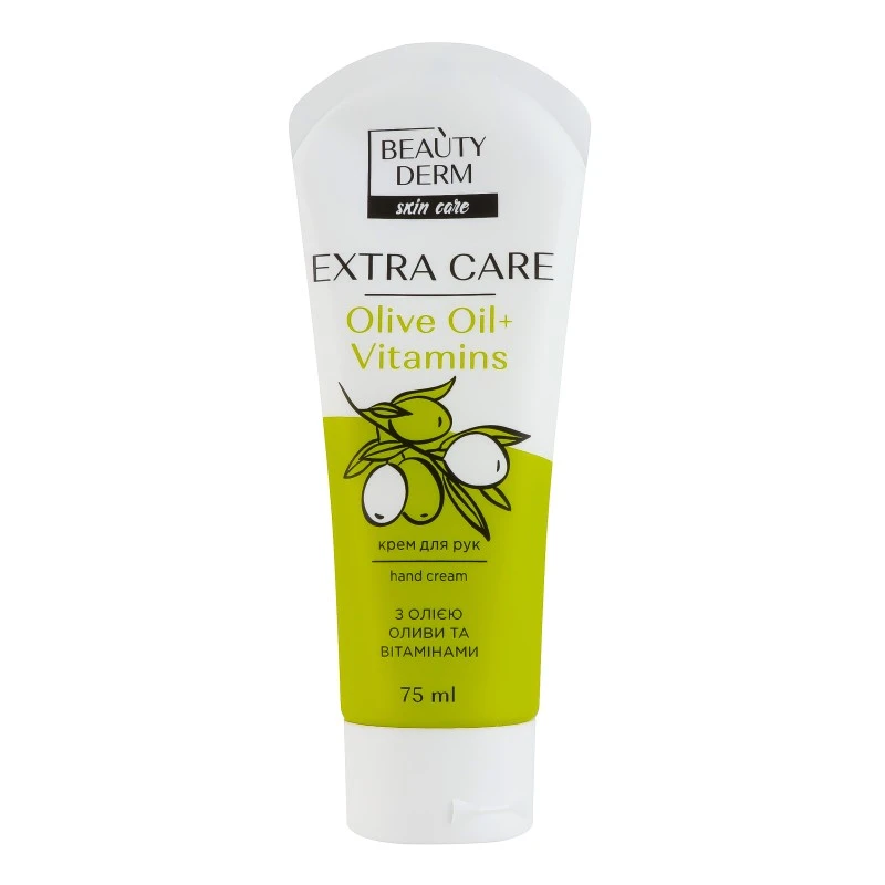Крем для рук Olive Oil + Vitamins Extra Care Beautyderm, 75мл