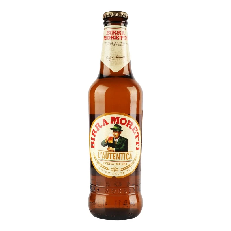 Пиво світле Birra Moretti, 0.33 л