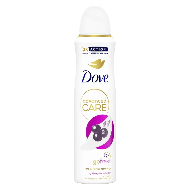 Антиперспірант Acaf berry&amp;Waterlily Advanced Care Go Fresh Dove, 150 мл