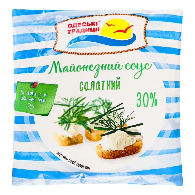 Майонез 30% Салатний Одеські традиції, 300 г