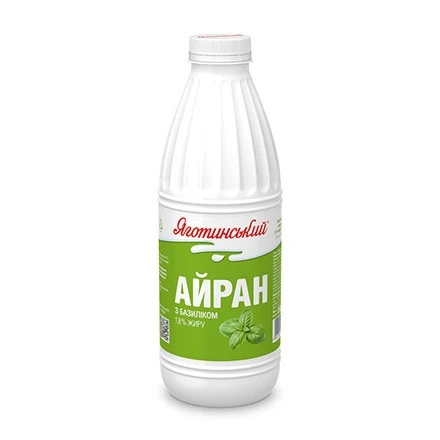 Айран 1.8% з базиліком Яготинський, 850г