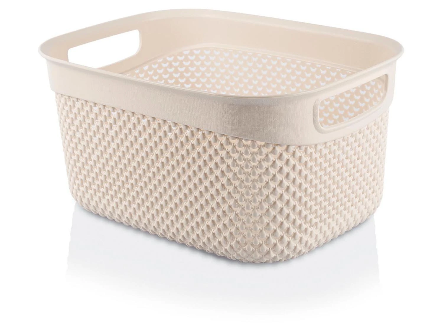 Корзина прямокутна крем 3.3 л Drop Ucsan Plastik, 1 шт