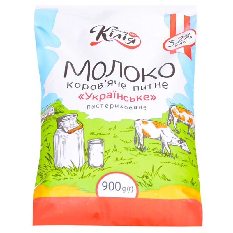 Молоко 3.2% Кілія, 900 г