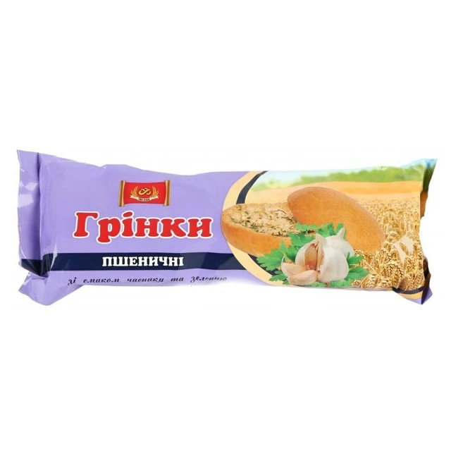 Грінки пшеничні Часник, зелень Єва-Хліб, 100 г