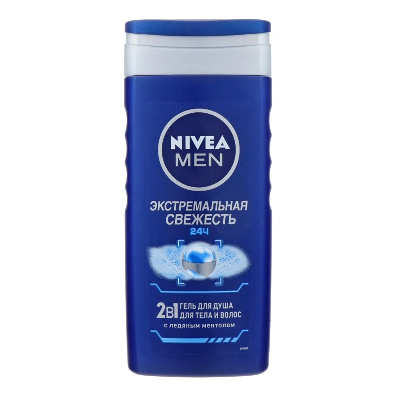 Гель для душу 2в1 Екстремальна свіжість Men Nivea, 250 мл