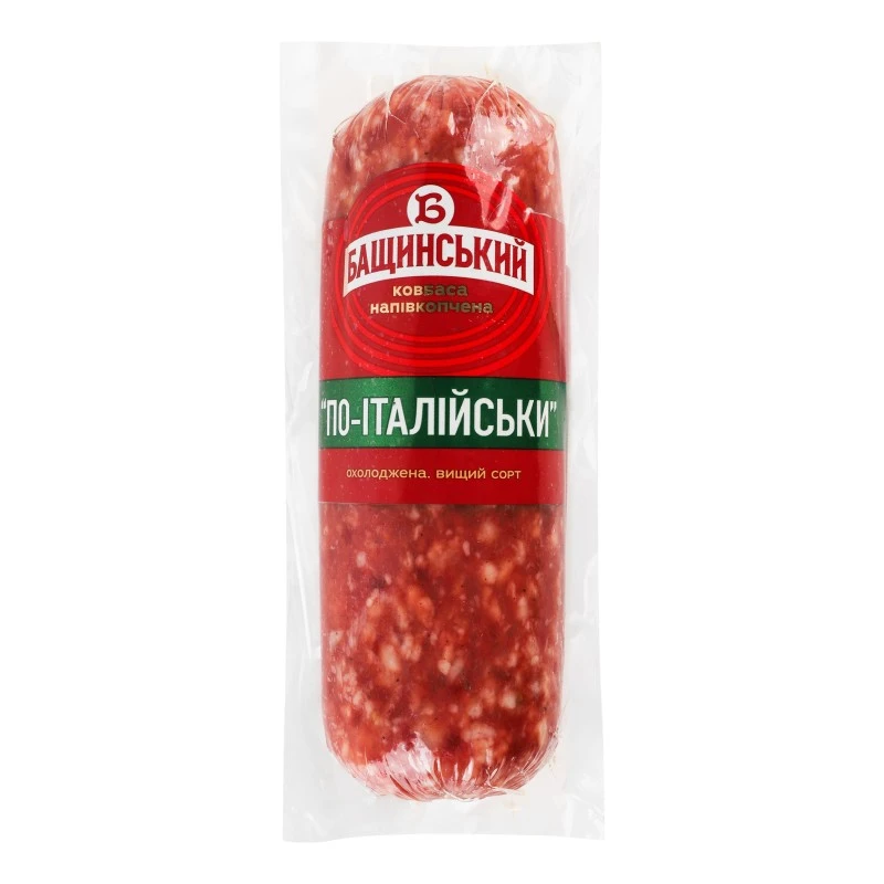 Колбаса полукопченая По італійські Бащинський, 280 г