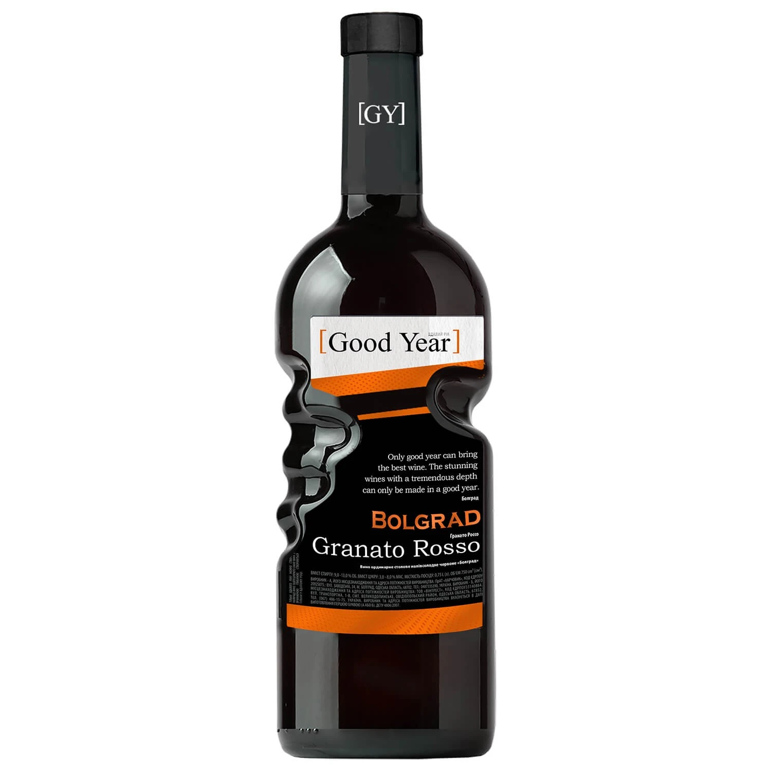 Вино червоне напівсолодке Granato Rosso Bolgrad, 0.75 л