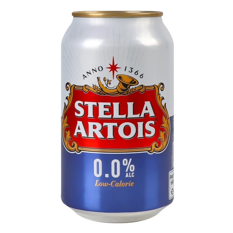 Пиво світле б/а ж/б Stella Artois, 0.33 л