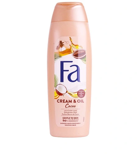 Крем-гель для душу та ванни Cream&amp;Oil Cacao Fa 750мл