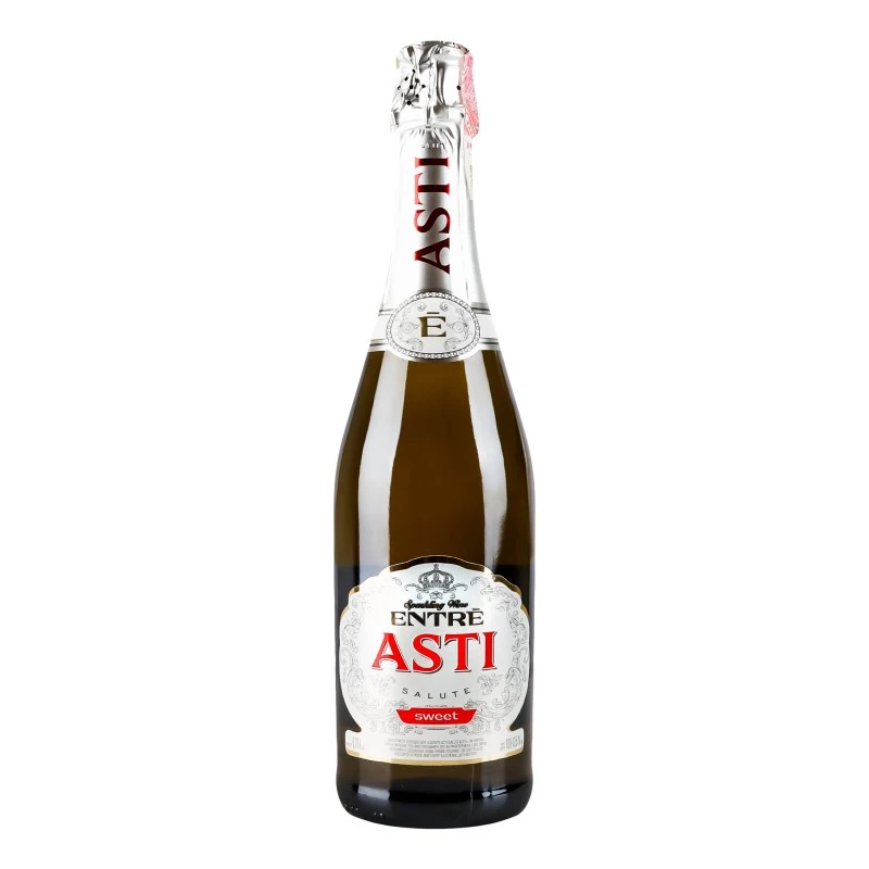 Вино ігристе біле солодке Salute Asti Entre, 0.75 л