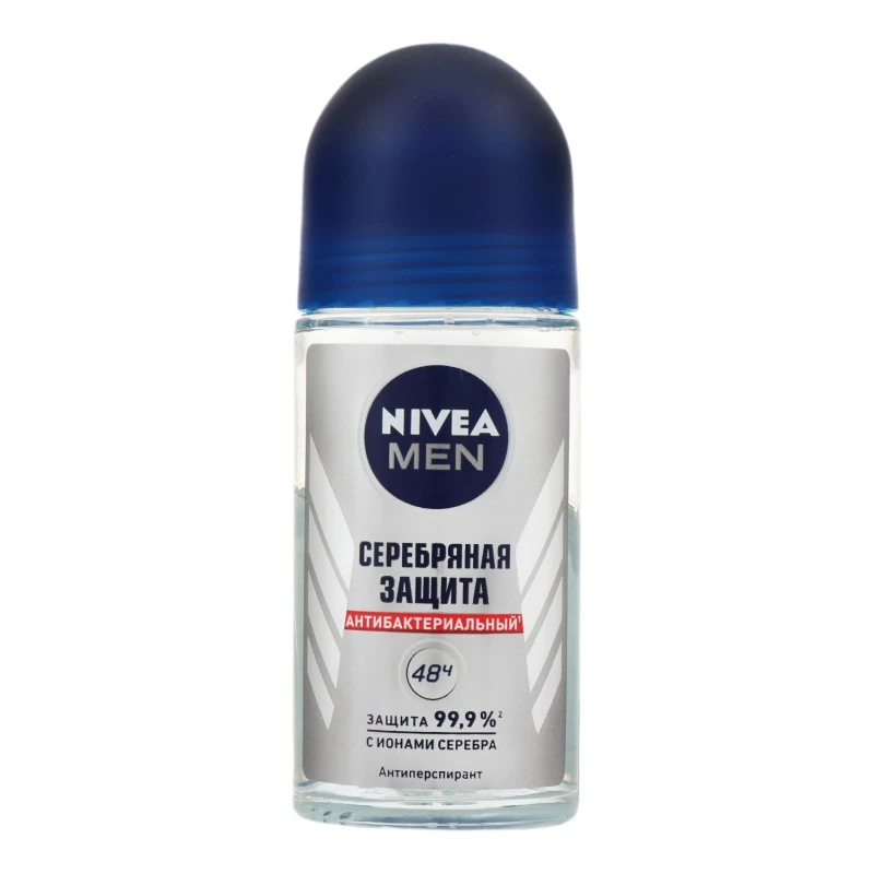 Антиперспірант Срібний захист Nivea Men, 50 мл