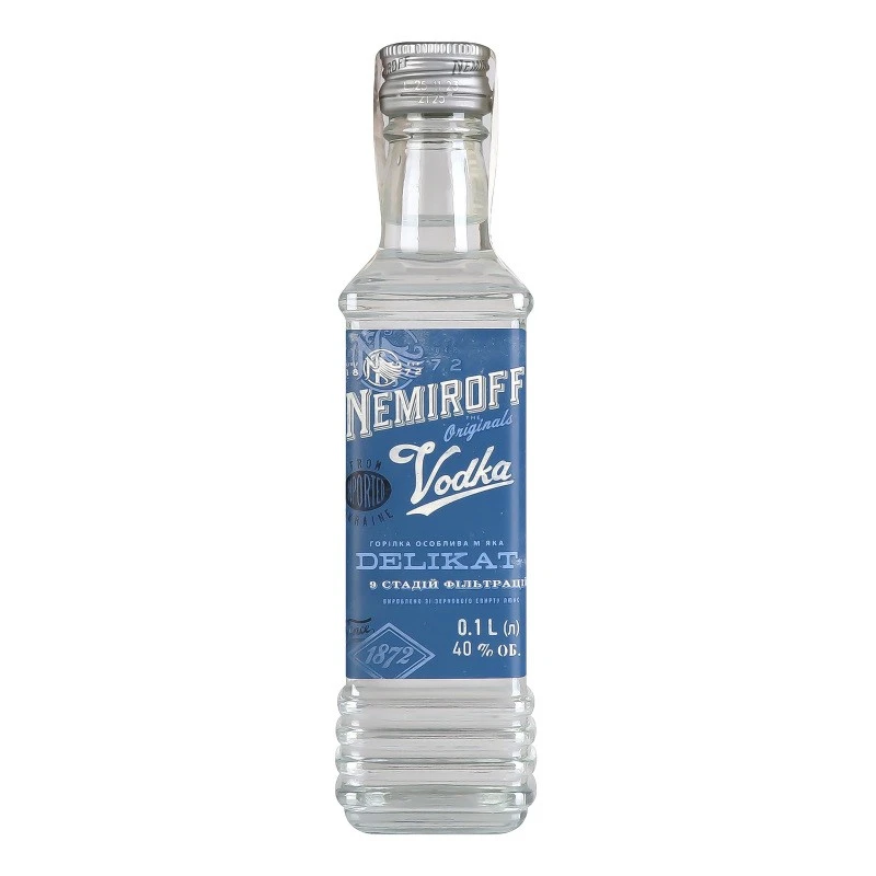 Горілка особлива м&#039;яка Delikat Nemiroff, 0.1 л