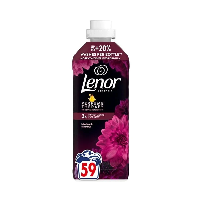 Кондиціонер для білизни Діамантовий інжир та квітка лотоса Lenor, 1.239 мл
