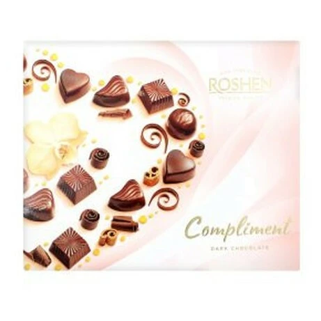 Цукерки шоколадні Compliment Roshen, 145 г