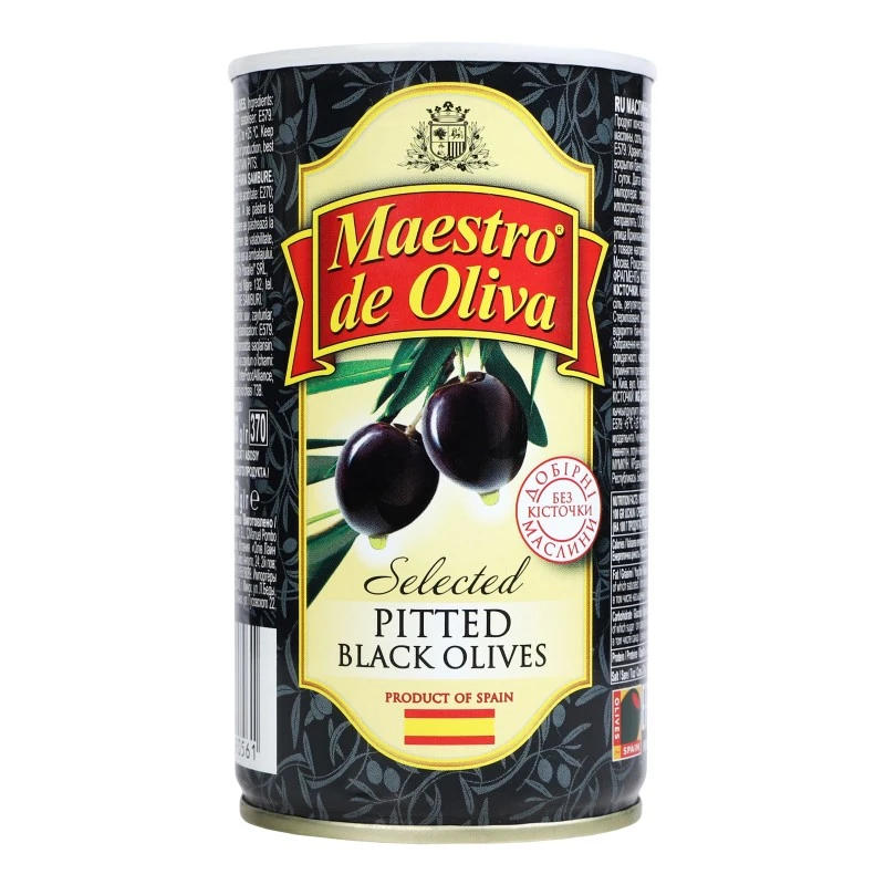 Маслини без кісточки Ексклюзив Maestro de Oliva, 360 г