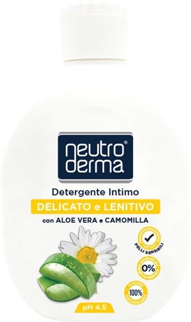 Гель для інтимної гігієни з алое вера та ромашкою Neutroderma, 250 мл
