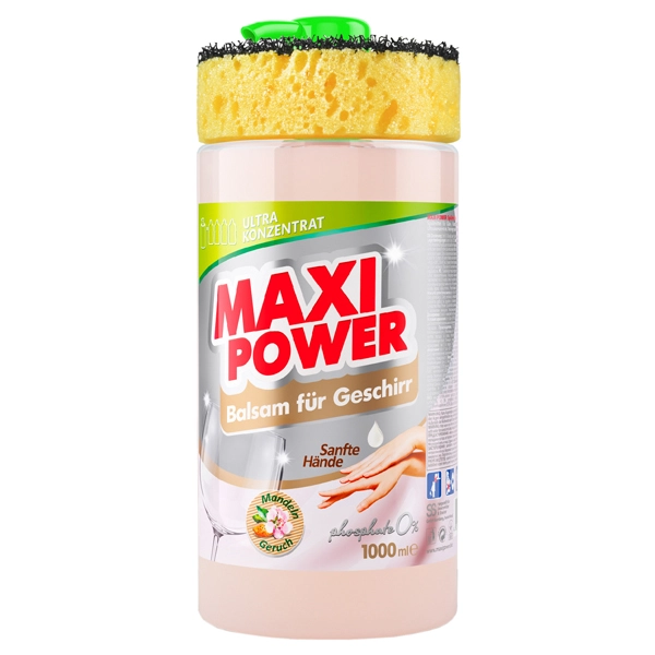 Засіб для миття посуду Мигдаль Maxi Power, 1 л