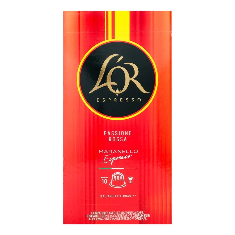 Кава мелена у капсулах Passione Rossa Espresso Maranello 10 LOR к/у 52г