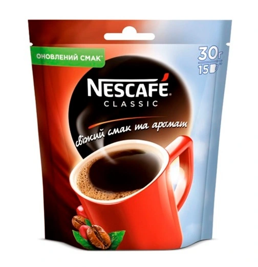 Кава розчинна Classic Nescafe, 30 г