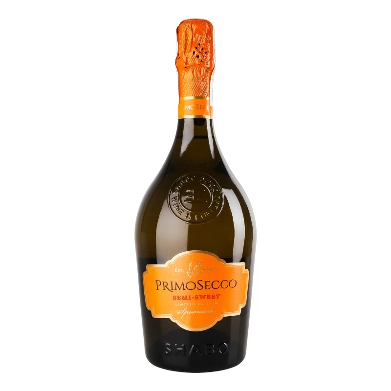 Вино ігристе біле напівсолодке Primo Secco Shabo, 0.75 л