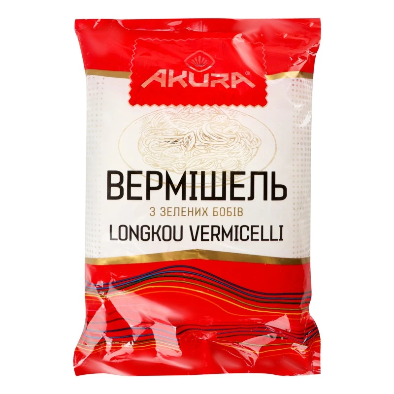 Вермішель із зелених бобів Akura, 150 г