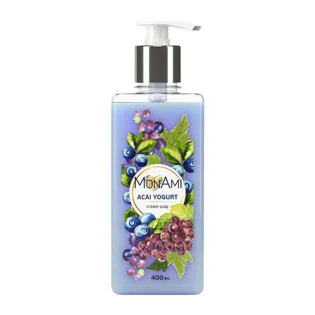 Рідке мило Acai yogurt MonAmi, 400 мл