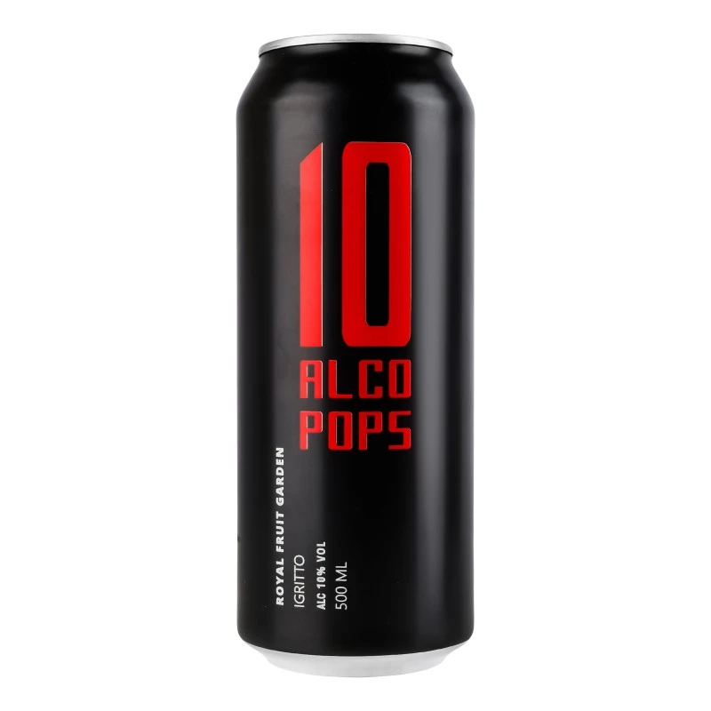 Напій зброджений газований Igritto ж/б 10 Alco Pops, 0.5 л