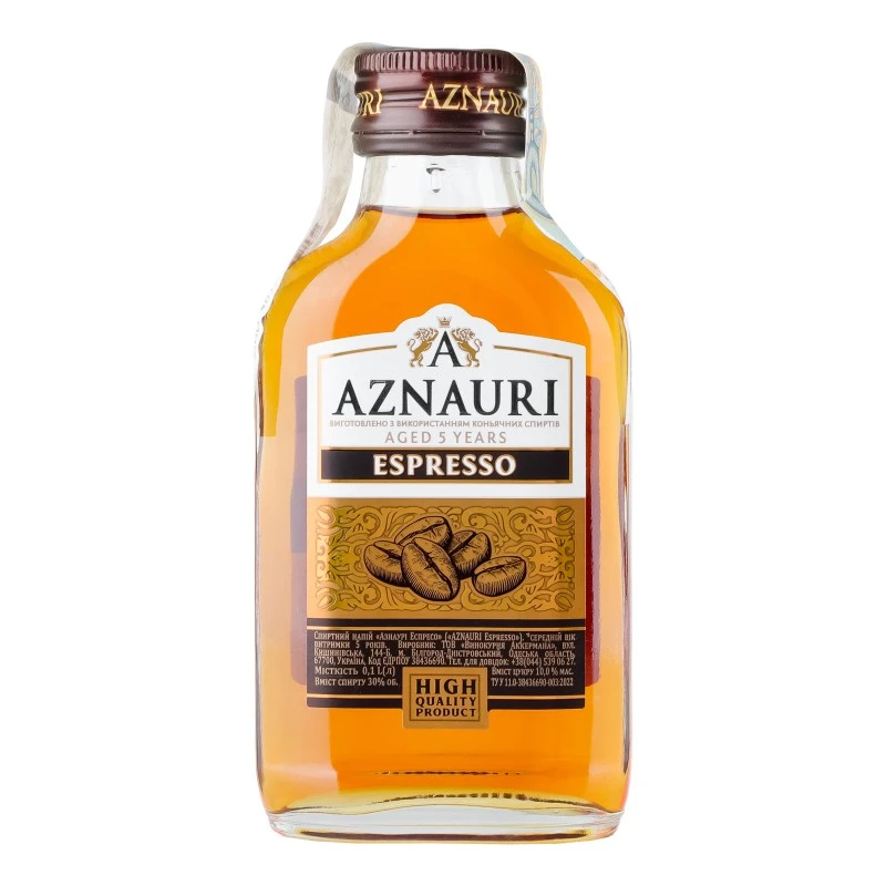 Спиртний напій Espresso Aznauri, 0.1 л