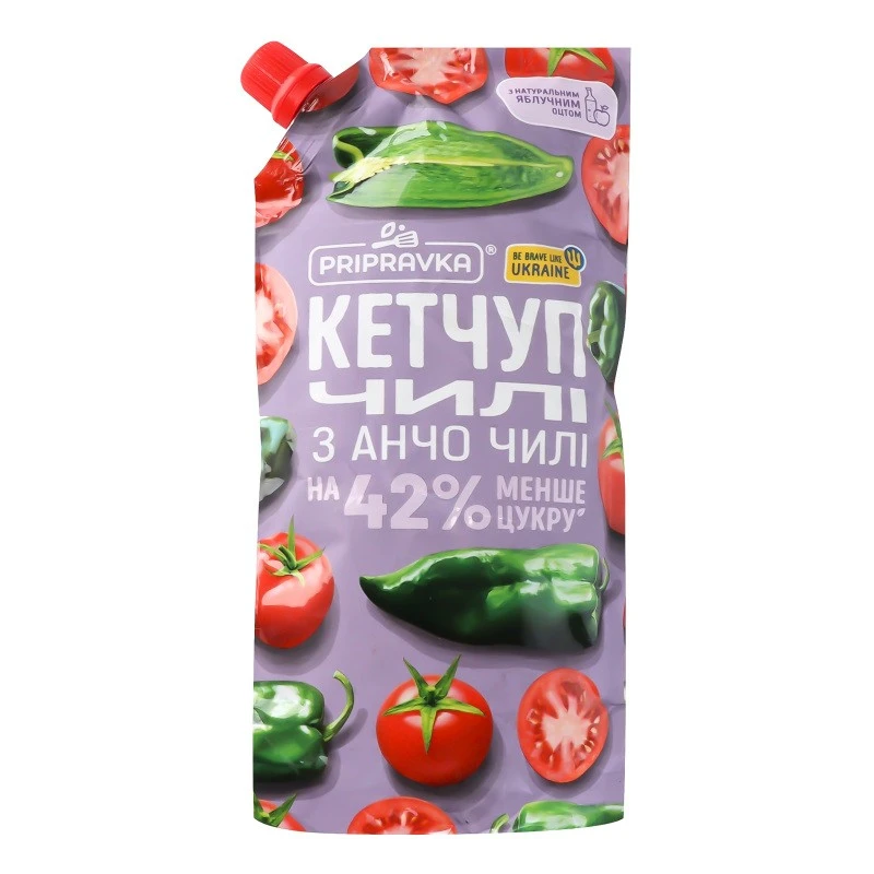 Кетчуп Чилі з анчо чилі Pripravka, 400 г